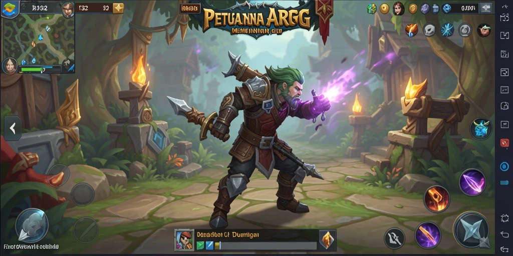Gameplay ARPG yang mendebarkan di dunia fantasi.