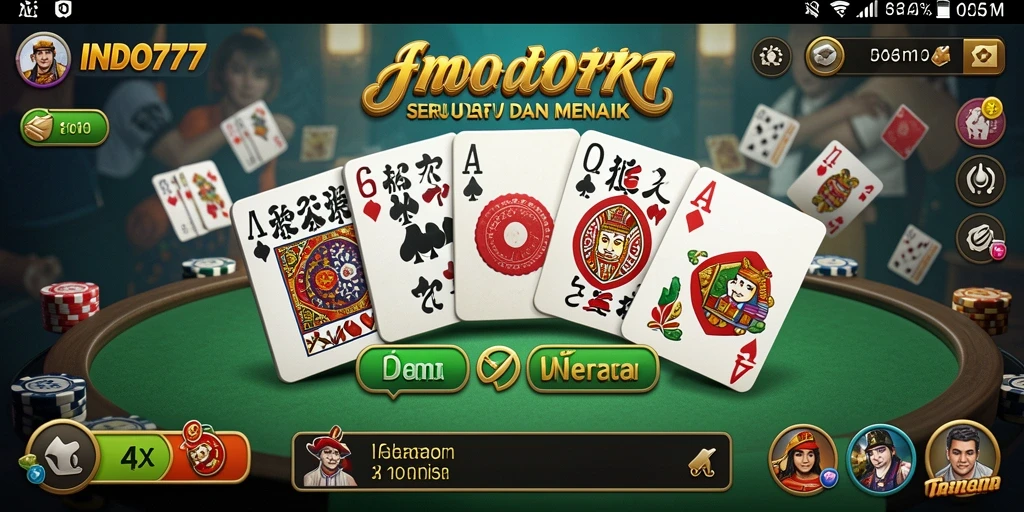 Tampilan gameplay seru di INDO777 dengan banyak pemain aktif.