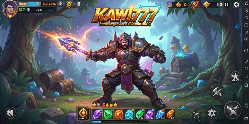 Screenshot gameplay KAWI777 yang menunjukkan aksi mendebarkan dalam ARPG.