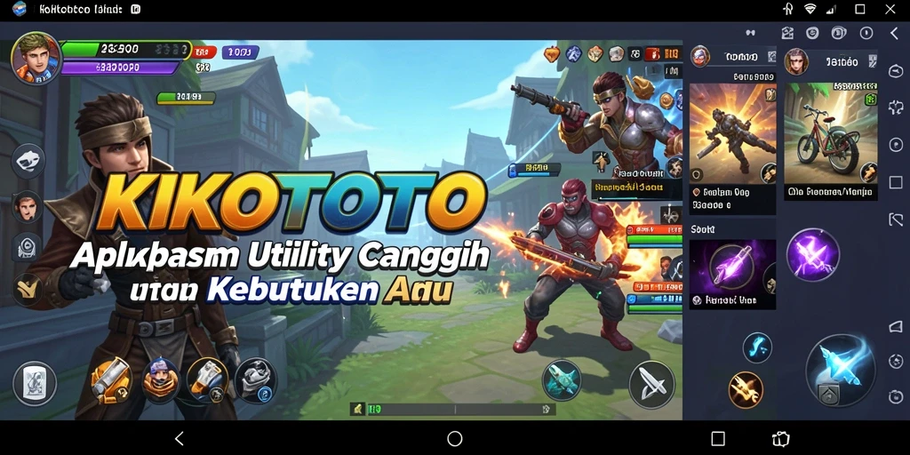 Tampilan antarmuka utama KIKOTOTO untuk pengelolaan Utility.