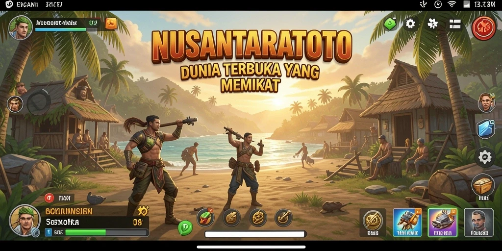 Gameplay Open World yang mendebarkan dalam NUSANTARATOTO.