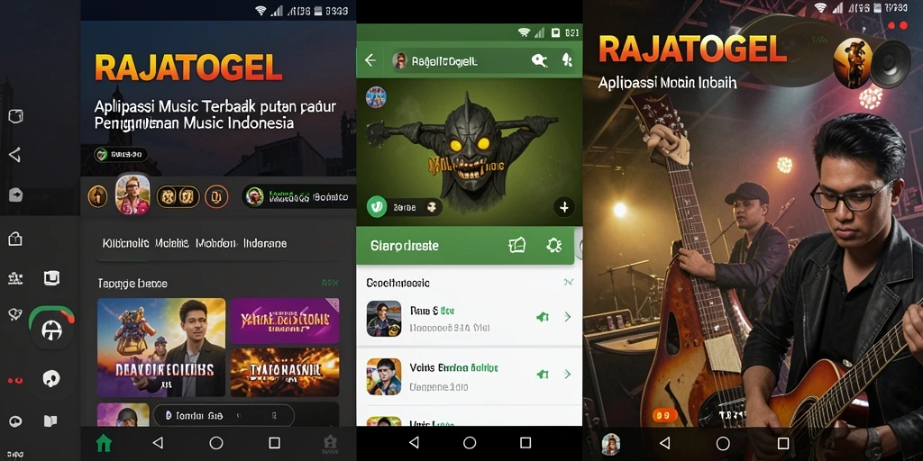 Screenshot gameplay RAJATOGEL menampilkan pengalaman mendengarkan musik interaktif.