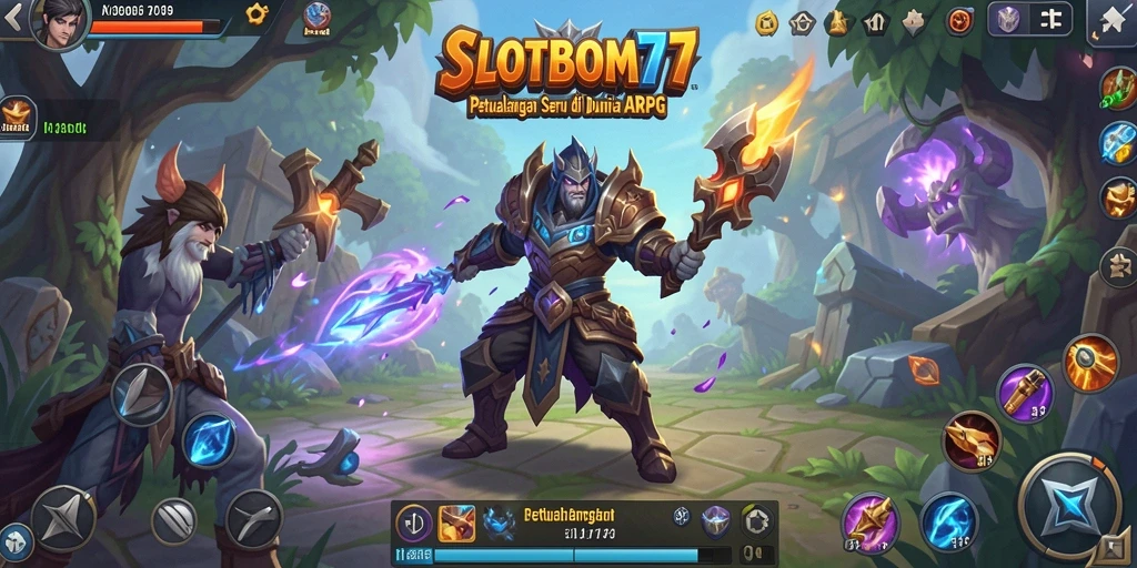 Tampilan utama gameplay <strong>SLOTBOM77</strong> yang memukau dan menantang.