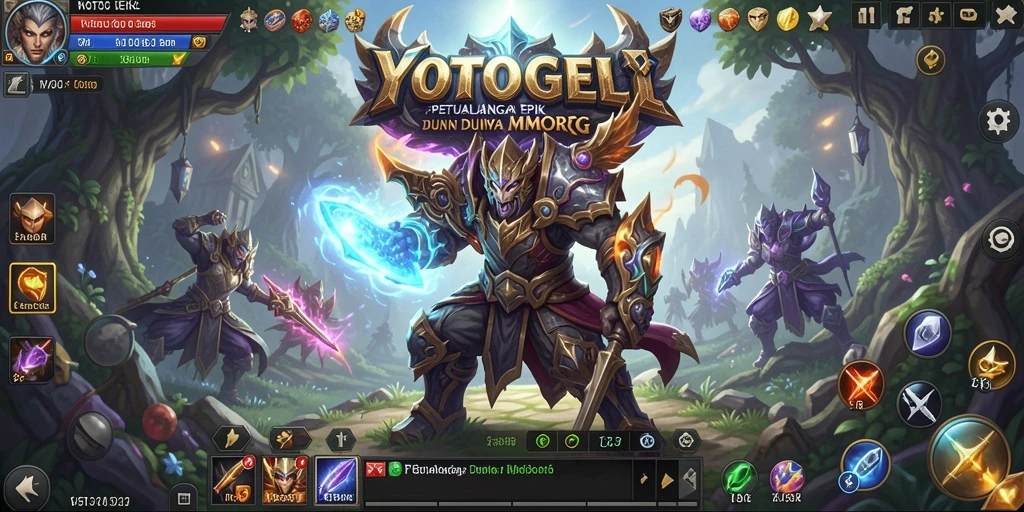 Gameplay seru dan interaktif di dunia MMORPG YOTOGEL.